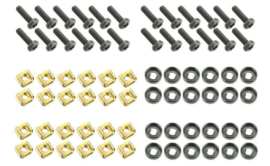 Adam Hall Parts 5928 M24 Ah Bag 24x M6x20 Mm Screw/rack Nut/washer
