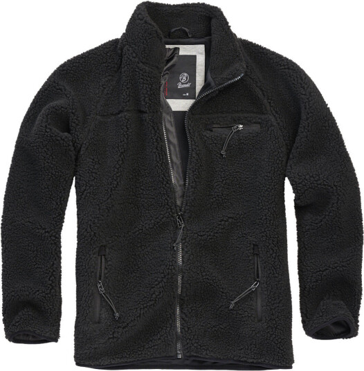 Brandit Teddyfleece Jakke M Svart Brandit Teddyfleece Jakke M Svart