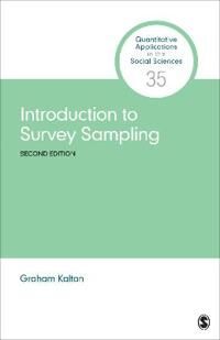 Introduction To Survey Sampling Av Graham Kalton