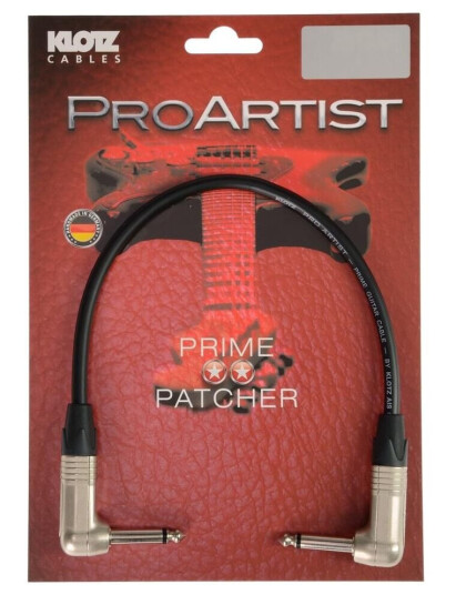Klotz Pron002rr Pro Artist Ubalansert Pedal Patch M Vinkel Jack 20 Cm