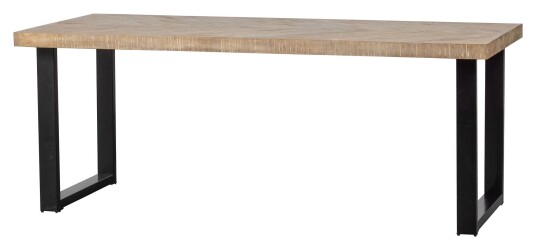 Woood Tablo Spisebord - Herringbone/U-ben, 180x90