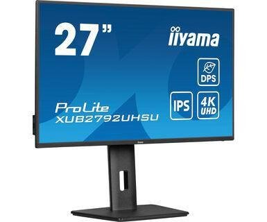 Iiyama ProLite XUB2792UHSU-B6 27" 4K UHD IPS Skjerm med Høyttalere, Svart Iiyama ProLite XUB2792UHSU-B6 27" 4K UHD IPS Skjerm med Høyttalere, Svart