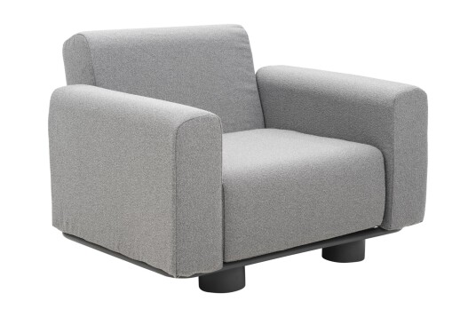 Brafab Bolster lenestol Antracit/Teddy Grey Grå Brafab Bolster lenestol Antracit/Teddy Grey Grå