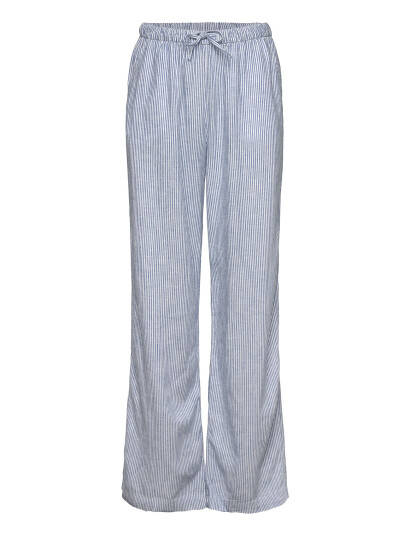 Lindex Trousers Linen Blend Blue 164
