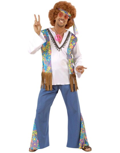 Woodstock Hippiemann Kostyme Strl M Woodstock Hippiemann Kostyme Strl M