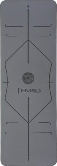 Hms Ym10 Yogamatte Tpe Grå Hms Ym10 Yogamatte Tpe Grå