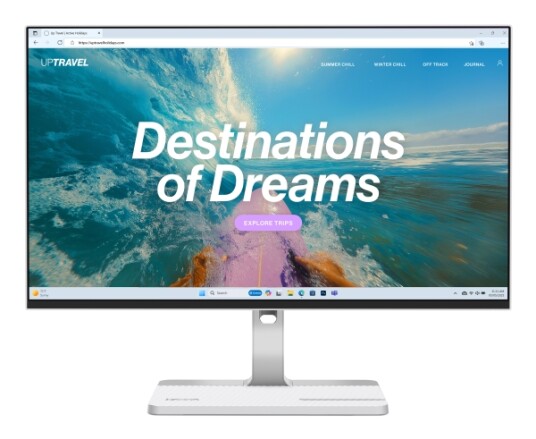 Lenovo L24d-4C - Led-Skjerm - 22" (21.45" Synlig) - 1920 X 1080 Full Hd (1080P) @ 144 Hz - Ips - 250 Cd/M² - 1500:1 - 1 Ms - Hdmi, Usb-C - Høyttalere - Skygrå