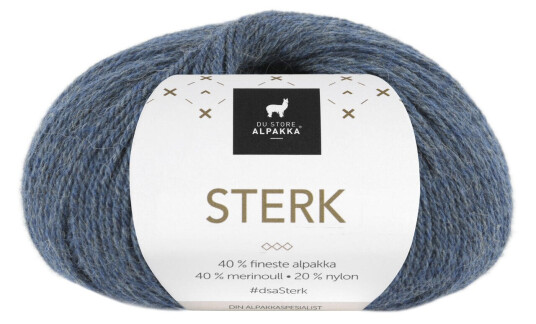 DSA , Sterk garn 885 Denim Melert DSA , Sterk garn 885 Denim Melert