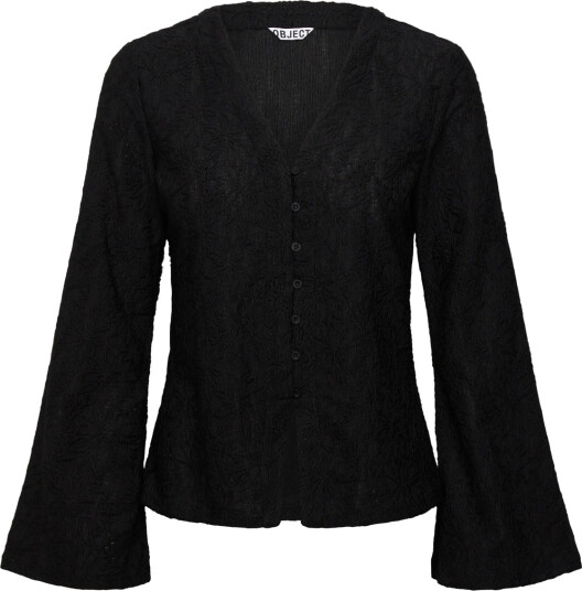 Object Objeverly Re L/S Top 142 - Black - XS