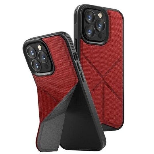 UNIQ iPhone 13 Pro UNIQ Transforma Sammenleggbart Deksel - Rød