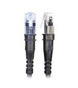 Patchsee Thinpatch - Koblingskabel - Rj-45 (Hann) Til Rj-45 (Hann) - 3.1 M - 3.8 Mm - Utp - Cat 6A - Ieee 802.3At - Formstøpt Flertrådet - Svart