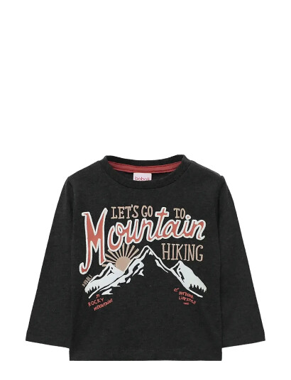 Boboli Knit T-Shirt Black 116 Boboli Knit T-Shirt Black 116