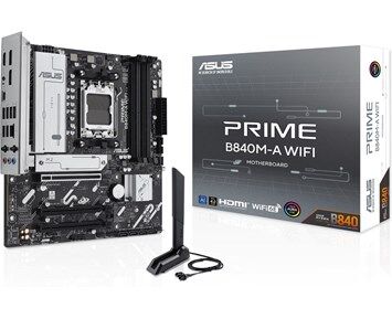 ASUS B840M-A Hovedkort Micro ATX med Wi-Fi 6E og DDR5 ASUS B840M-A Hovedkort Micro ATX med Wi-Fi 6E og DDR5