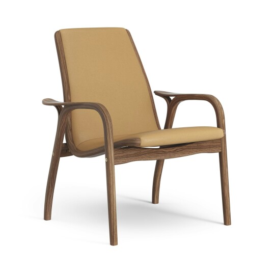 Swedese Laminett Lenestol Skinn Lakkert Valnøtt / Light Brown