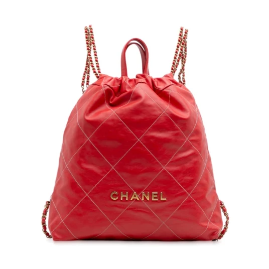 Chanel Vintage Dame Rød