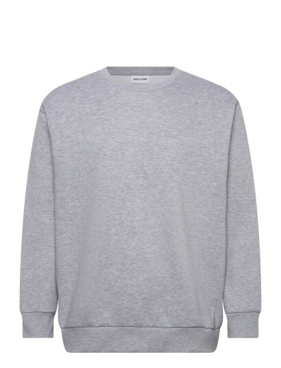 Enkel Studio O Neck Sweatshirt   Grey   L