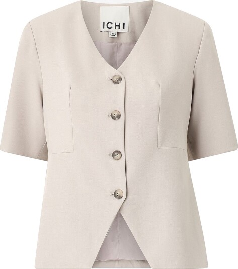 ICHI Blazer ihFava SS BL Grå