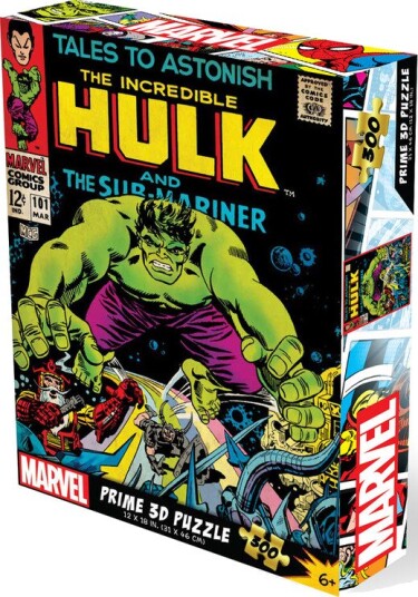 Marvel Comics Tales To Astonish #101 The Incredible Hulk and The SubMariner 300pc 18x12 in 3D Lenticular Puzzle