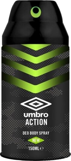 Umbro Action Deo Body Spray 150ml Umbro Action Deo Body Spray 150ml