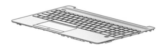 HP SPS-TOP COVER ASV W/KB AHS BL