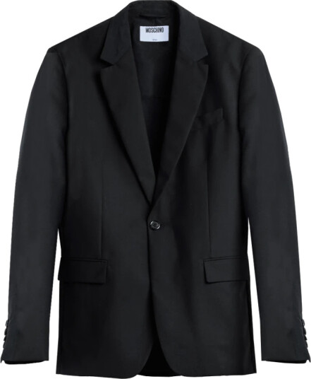 Moschino Herre Jakker Svart XL, Moschino Herre Jakker Svart XL,