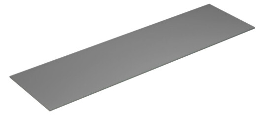 Dansani Calidris Form Topplate B40-232xh1xd50cm Lys grå Matt / 180cm