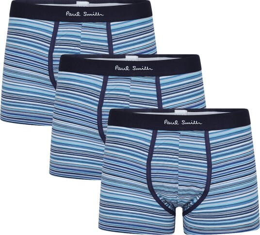 PS Paul Smith Men Trunk 3 Pack Signatr Navy M PS Paul Smith Men Trunk 3 Pack Signatr Navy M
