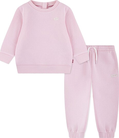 Levi's Crystal Rose Joggedress Sett for Barn med Genser og Bukser