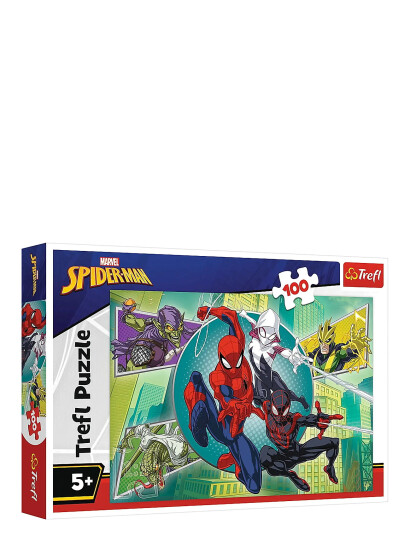 Trefl Pappussel Trefl 100 Bitar Spiderman Mask - Multi/patterned - ONE SIZE