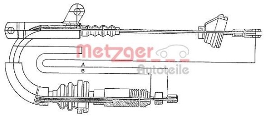 Bremsewire METZGER 10.817