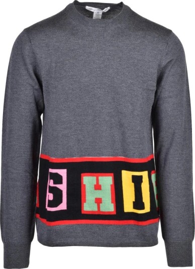Comme des Garçons Herre Strikkevarer Grå L,