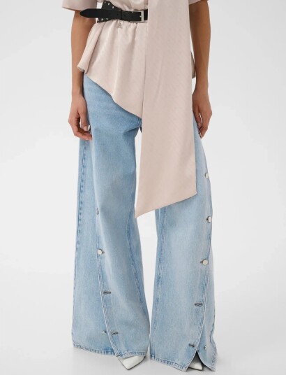 Gestuz Bxgstacie Hw Wide Jeans   Blue   29