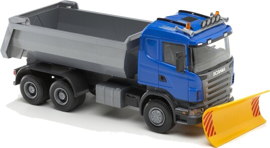 Emek Lastebil Scania Med Plog Blå
