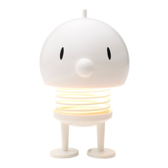 Hoptimisten   LED lampe stor 15 cm hvit