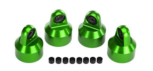 Traxxas 7764G Shock Caps GTX Alu Green 4 Traxxas 7764G Shock Caps GTX Alu Green 4