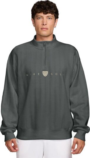 Nike M Fairway Fresh 1/2 Zip Golfgenser herre Camo Green Limestone X Small