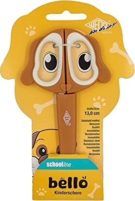 Wedo Wedo 736004 Barn Rett Klippet Enkel Brun Rustfritt Stål KunstOg Håndverkssaks