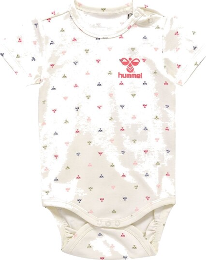 Hummel Body k/e hmlBeesy Desert Rose Hummel 74 Kortermet body Hvit