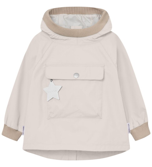 Mini A Ture Sommerjakke   MatBaby Vito Anorak   Sandskall   Mini A Ture   1 år 80   Sommerjakke Beige Hvit