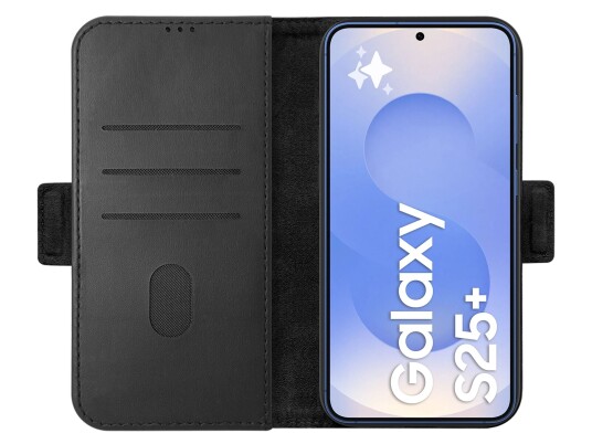 Lommebokdeksel Samsung S25 Plus - Svart