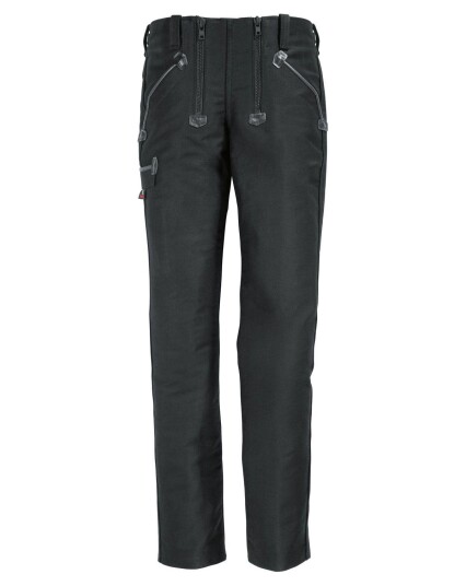 FHB Ewald Slim Naver bukse i Moleskin Black Svart