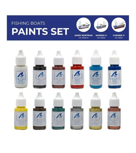 Artesania Paint Set Fishing Boats