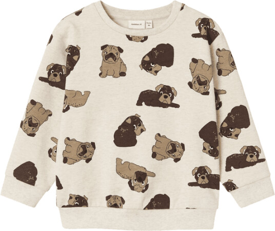 Name It Nmmrasmus sweatshirt til småbarn Peyote Melange