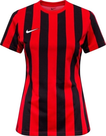Nike Spillerdrakt Dri FIT Striped Division IV Rød/Svart/Hvit Kvinner størrelse Large