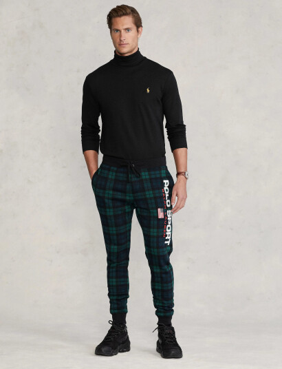Polo Ralph Lauren Soft Cotton Turtleneck - Black - XS