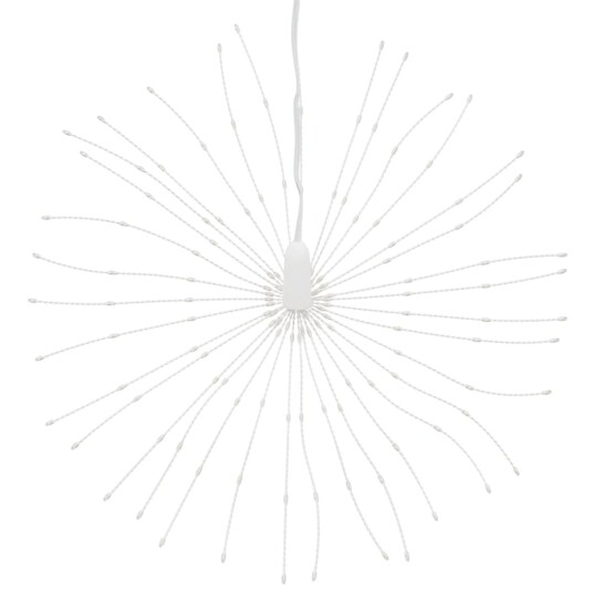 vidaXL Julestjernelys 140 LED 2 stk blå 17 cm