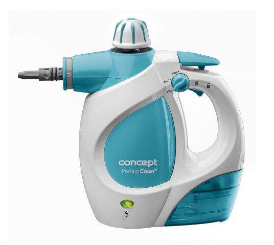 Concept CP1010 Dampvasker 400 ml 1200W Turkis/Hvit Concept CP1010 Dampvasker 400 ml 1200W Turkis/Hvit