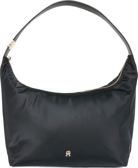 Tommy Hilfiger Th Go Large Hobo Nylon Black ONE SIZE