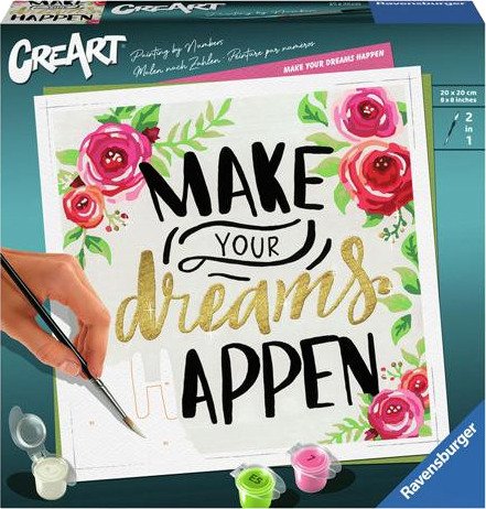 Ravensburger CreArt Mal etter nummer 12+ år Make Your Dreams Happen