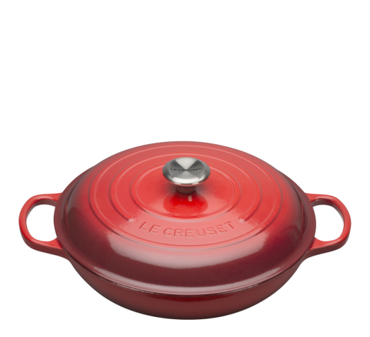 Le Creuset Signature buffégryte 30 cm cerise Le Creuset Signature buffégryte 30 cm cerise